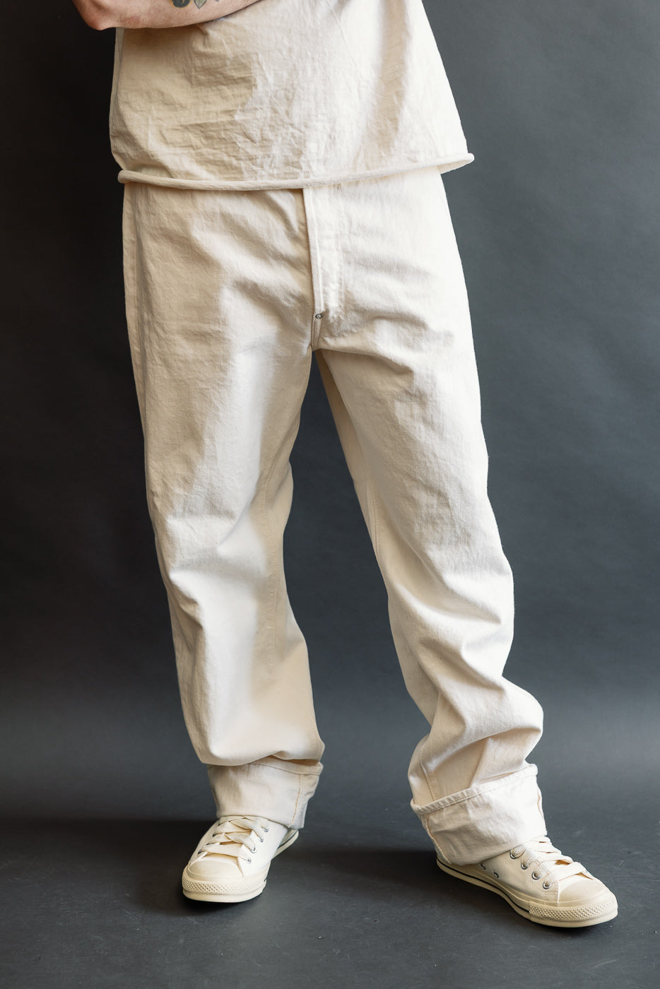 01-1011-66 - Grand Dad's Fit Kinari Selvedge - Ecru | Dant