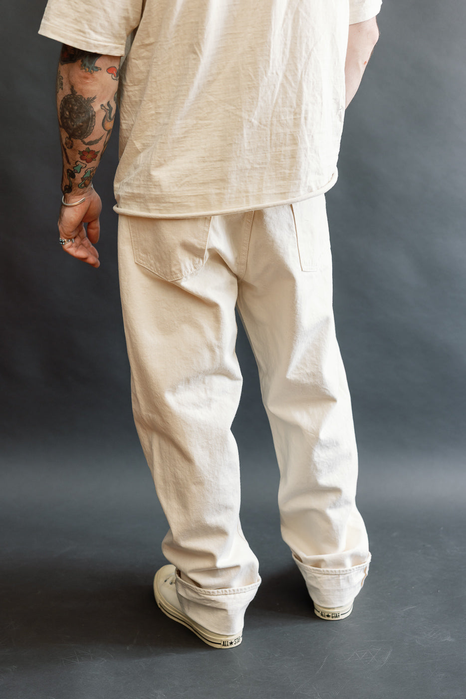 01-1011-66 - Grand Dad's Fit Kinari Selvedge - Ecru | Dant