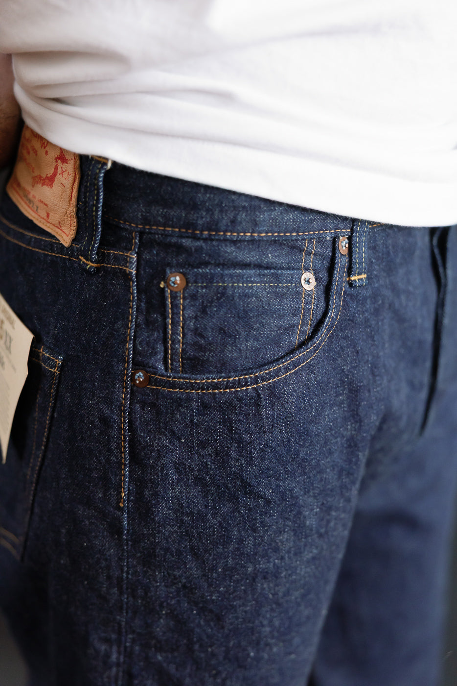 Close-up of male model 5'9