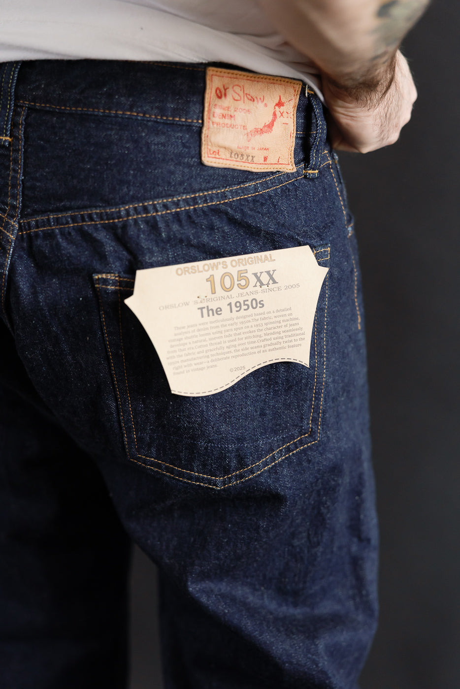 01-1050XX-81k - The 1950s Selvedge Denim - One Wash | Dant