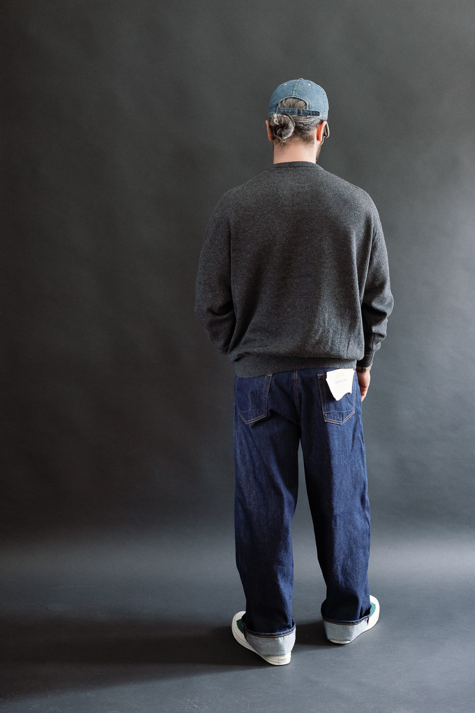 01-1100W-81 - 100 Super Dad's Fit Denim Jeans - One Wash