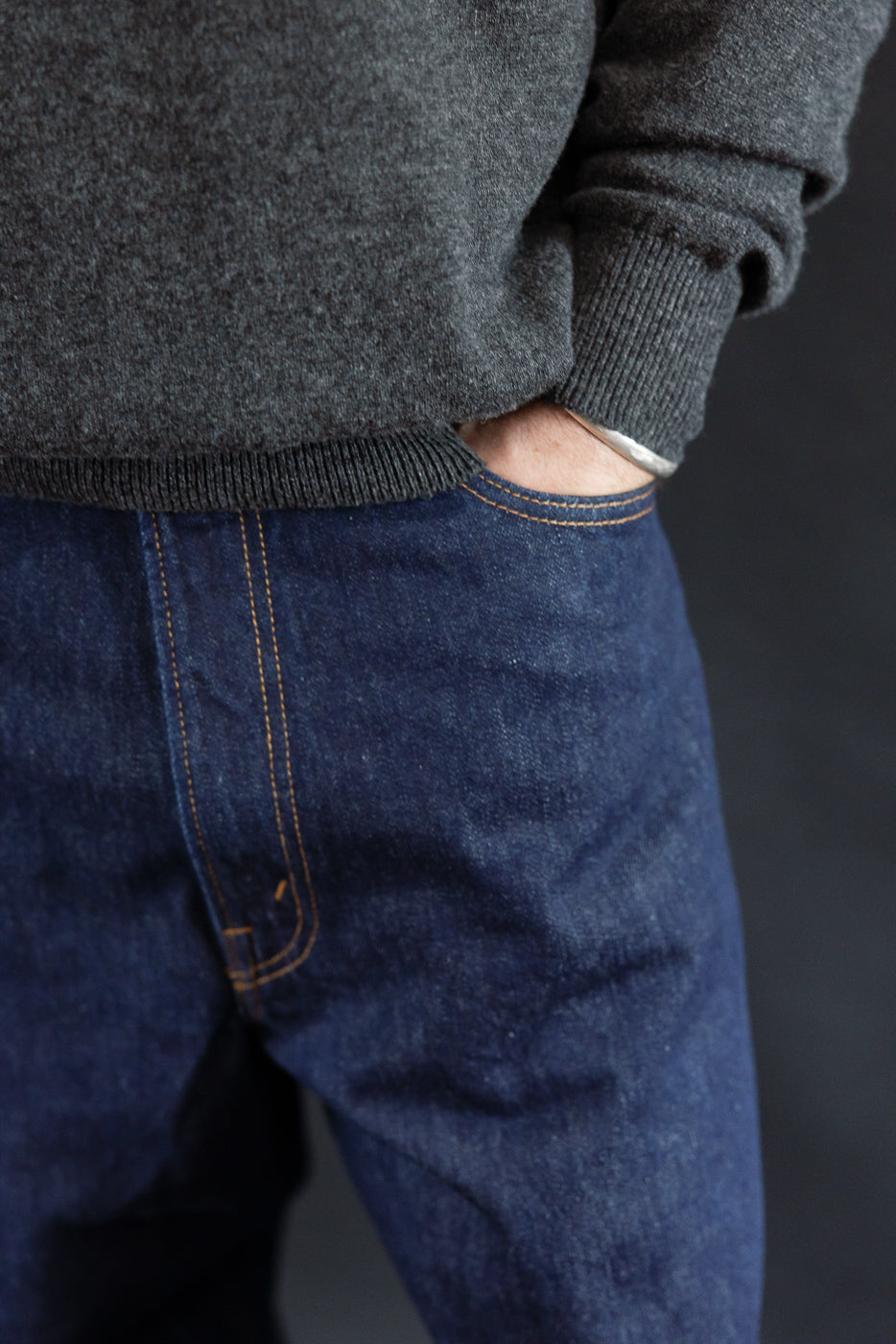 01-1100W-81 - 100 Super Dad's Fit Denim Jeans - One Wash