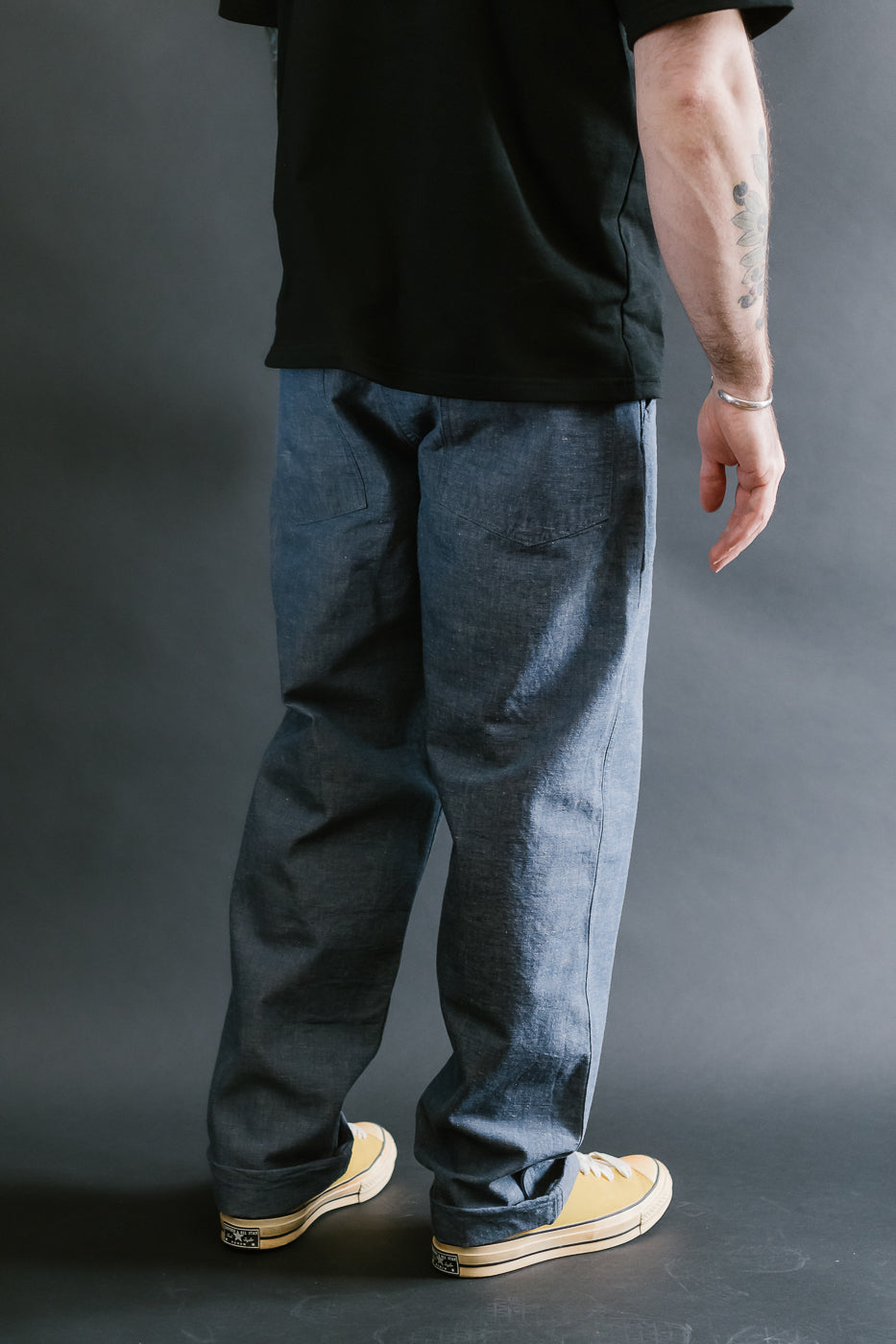01-5002-34 - Fatigue Pants Chambray - Standard Fit - Grape