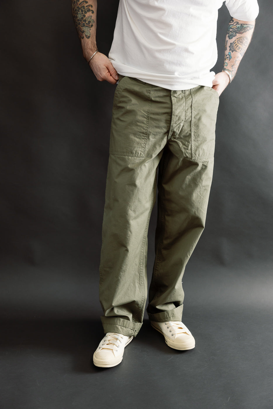 01-5002-76 - Fatigue Pants Ripstop - Standard Fit - Army Green | Dant