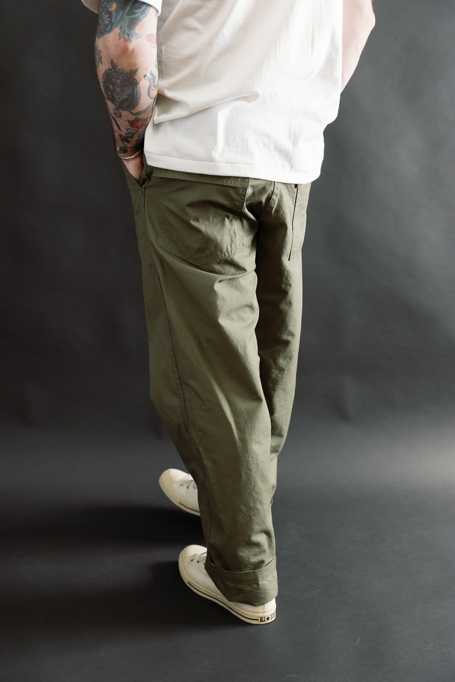 01-5002-76 - Fatigue Pants Ripstop - Standard Fit - Army Green | Dant