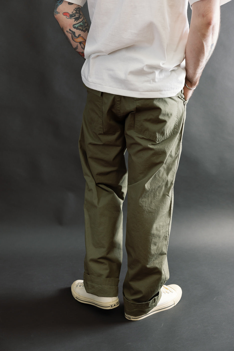 01-5002-76 - Fatigue Pants Ripstop - Standard Fit - Army Green | Dant