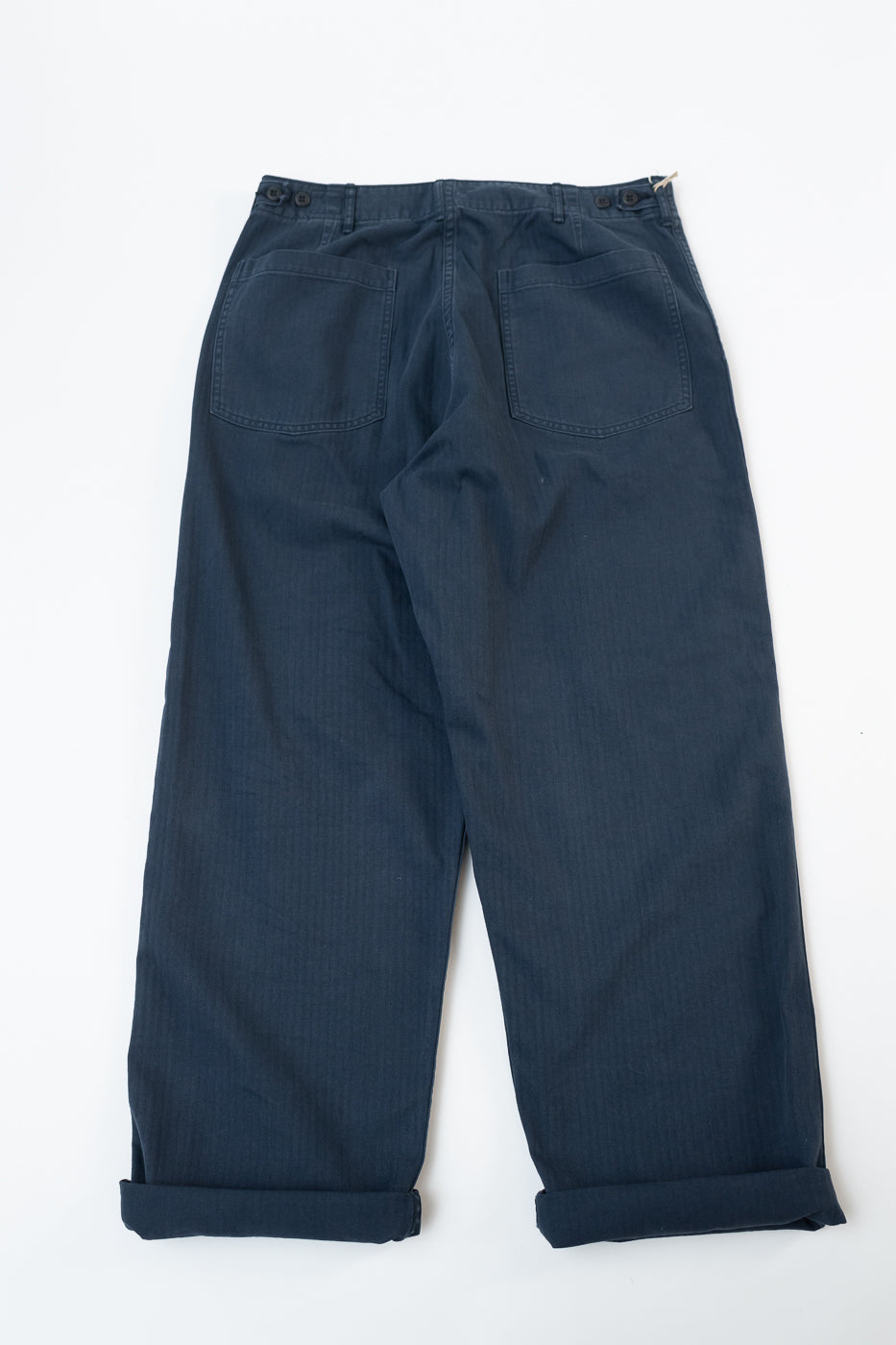 01-5103-02 - Herringbone Summer Fatigue Pants - Navy