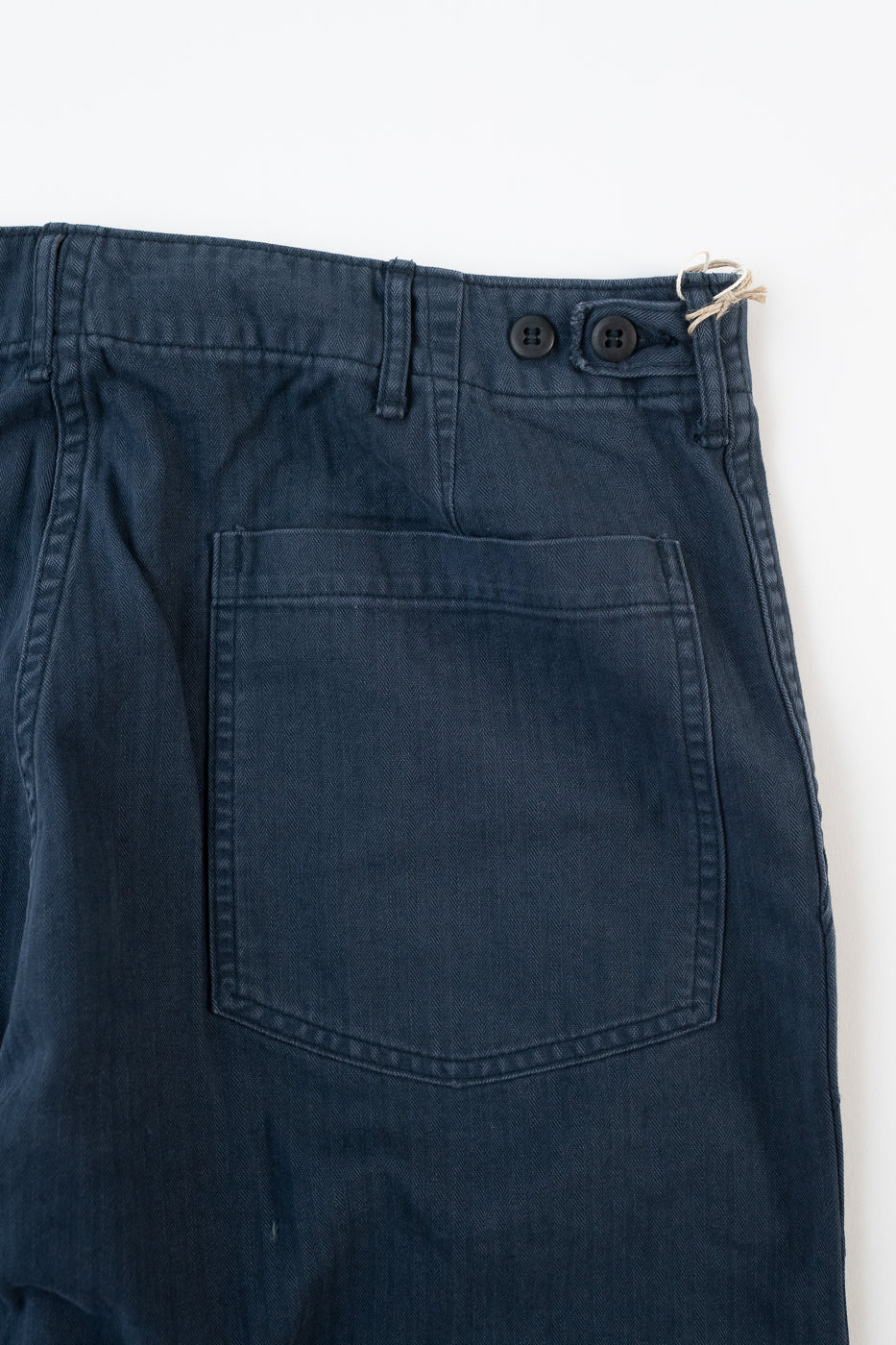 01-5103-02 - Herringbone Summer Fatigue Pants - Navy