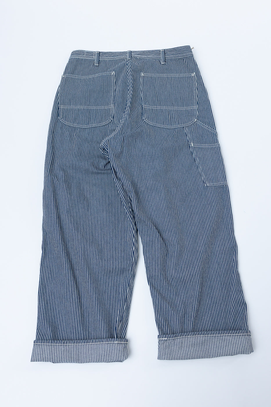 01-5126-181 - 30s Hickory Painter's Pants Wide Fit - Indigo, Ecru