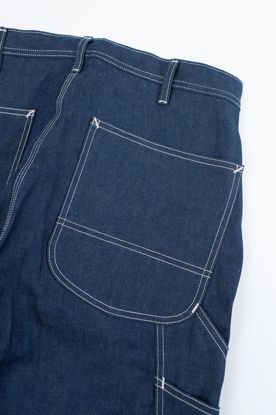 01-5126-80 - 30s Painter's Pants Rigid Indigo Chambray - Wide Fit
