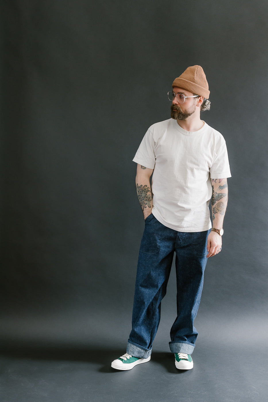 01-5130-81 - US Navy Denim Selvedge Utility Pants - Indigo OW