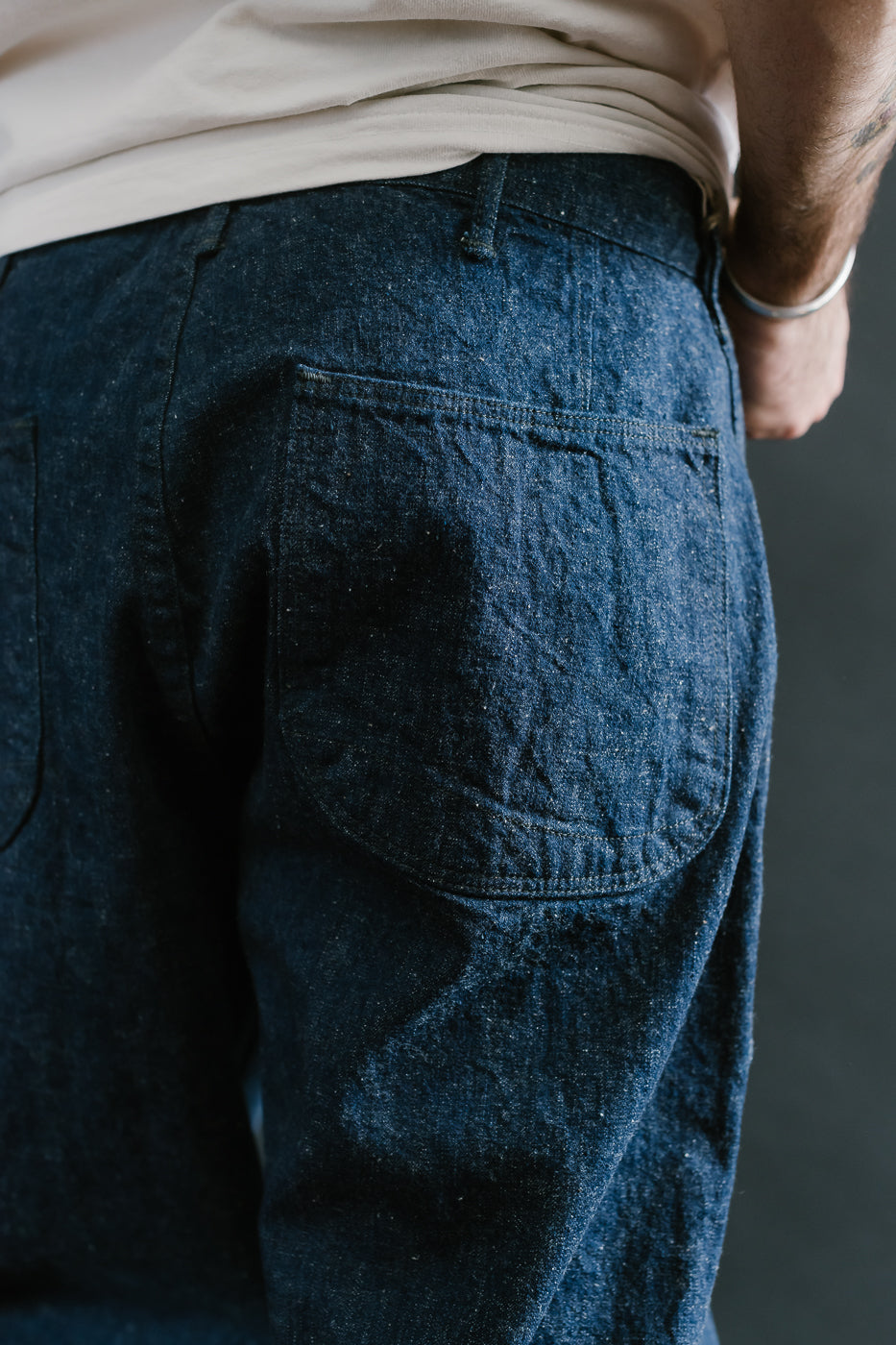 01-5130-81 - US Navy Denim Selvedge Utility Pants - Indigo OW
