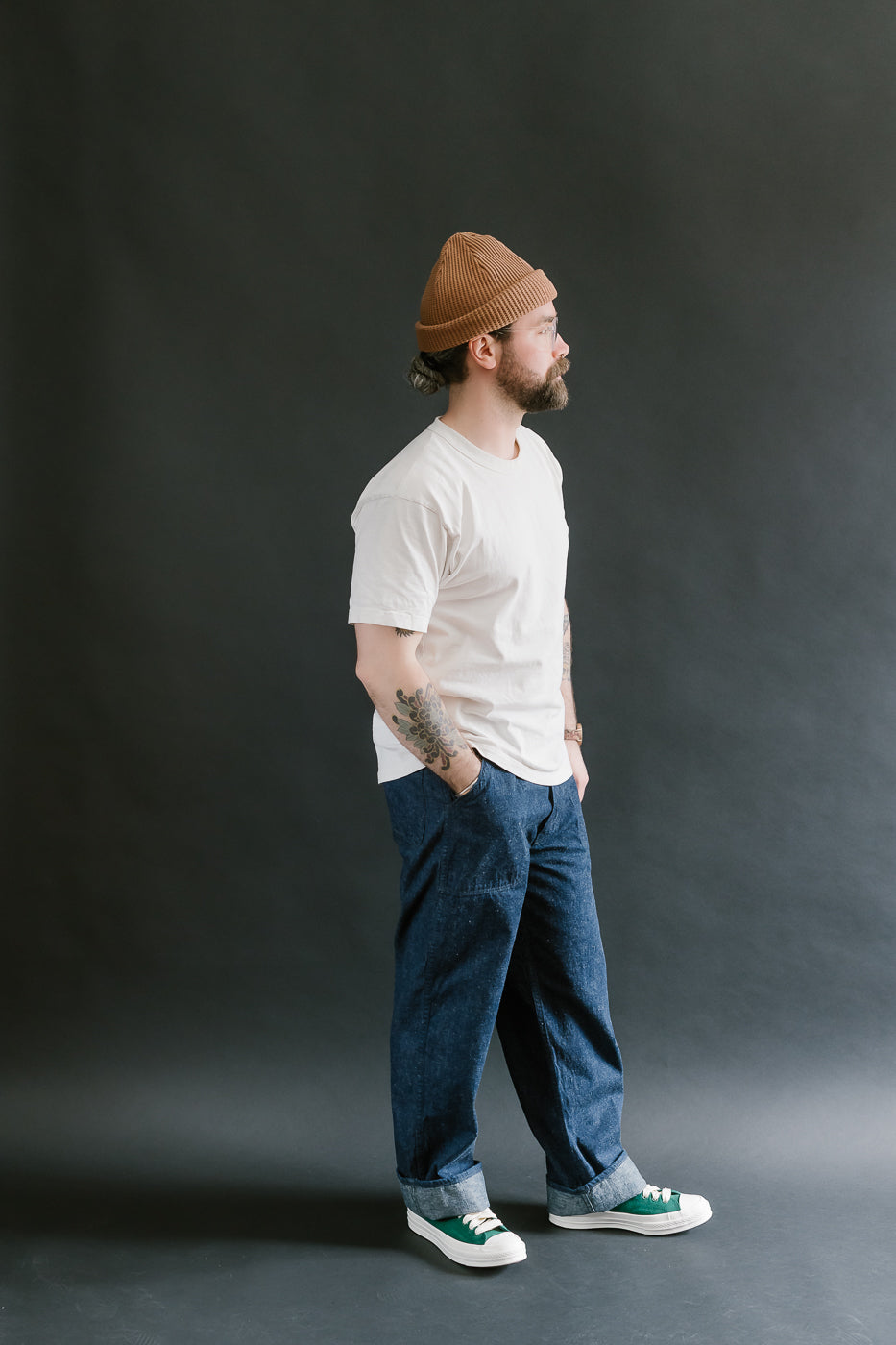 01-5130-81 - US Navy Denim Selvedge Utility Pants - Indigo OW