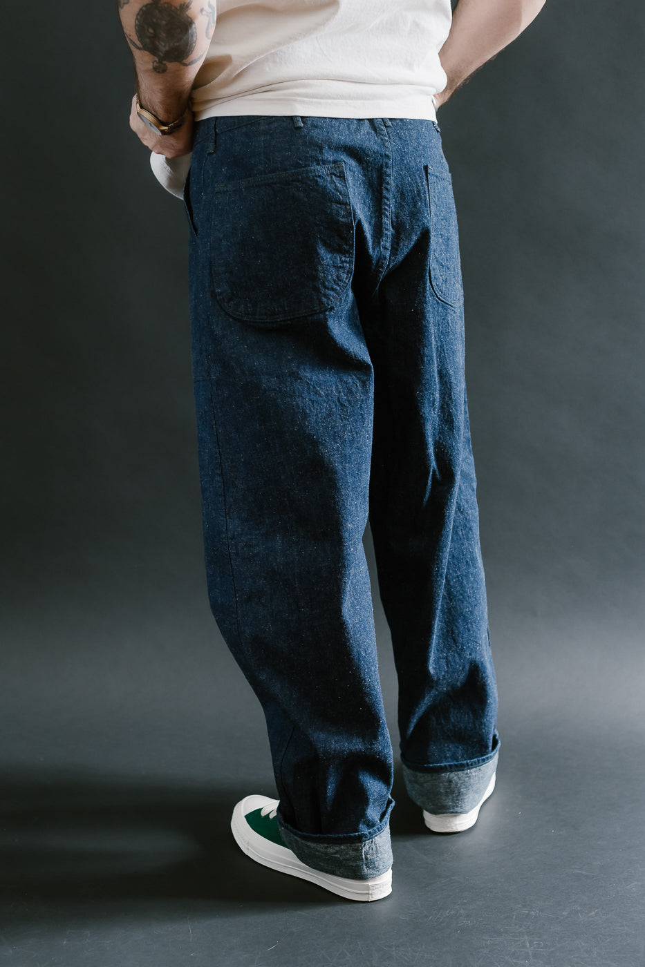 01-5130-81 - US Navy Denim Selvedge Utility Pants - Indigo OW