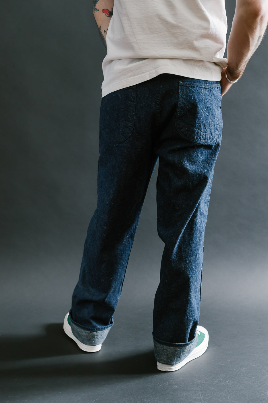 01-5130-81 - US Navy Denim Selvedge Utility Pants - Indigo OW