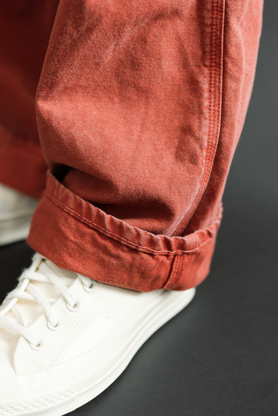 01-5328-25S - Dad's Fit Painter's Pants Canvas - Red | Dant