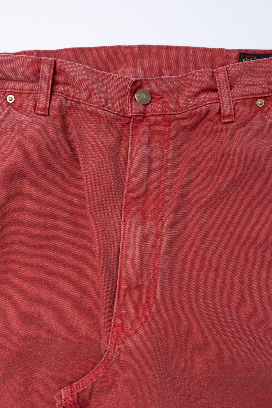 01-5328-25S - Dad's Fit Painter's Pants Canvas - Red | Dant