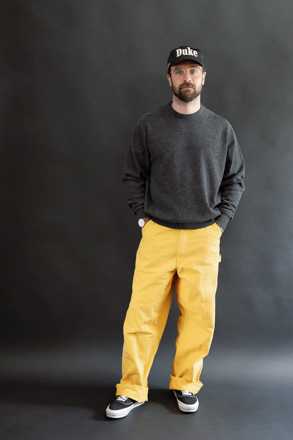 01-5328-46S - Dad's Fit Painter's Pants Canvas - Yellow