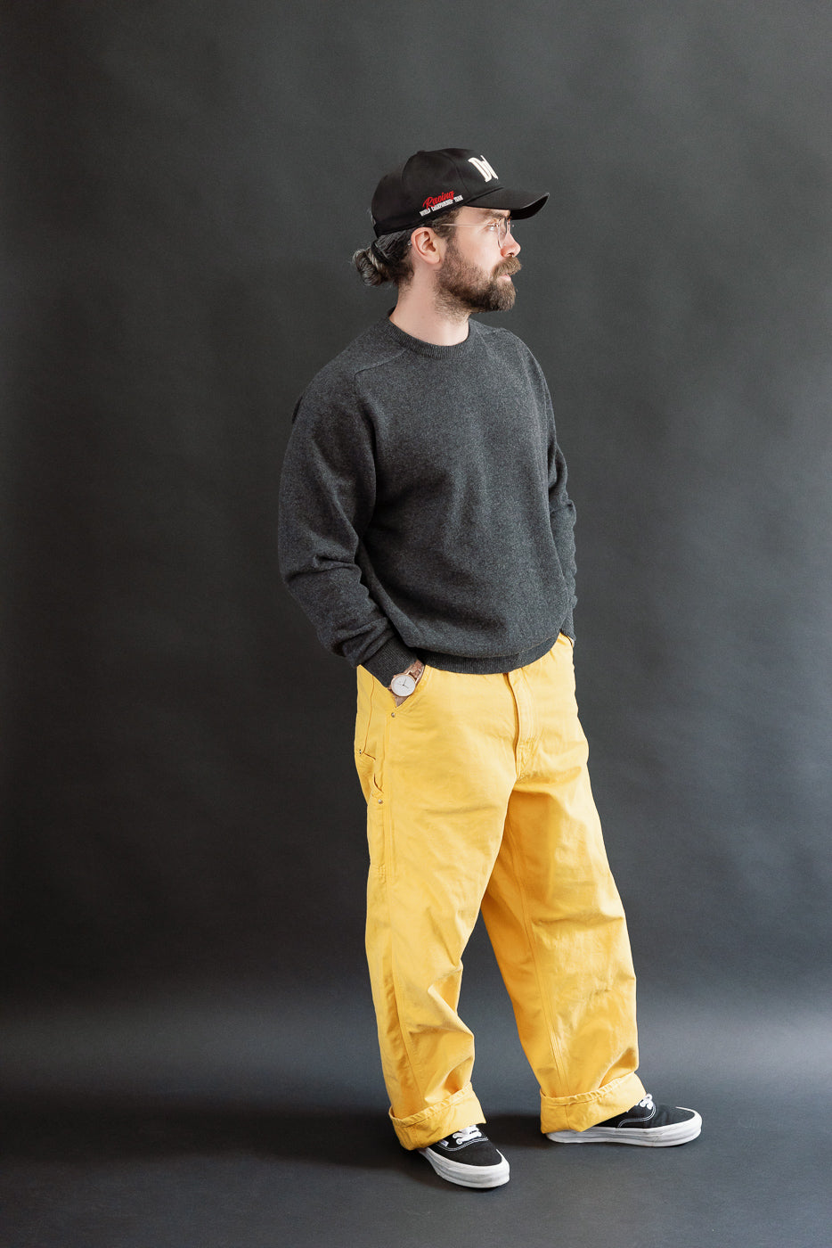 01-5328-46S - Dad's Fit Painter's Pants Canvas - Yellow