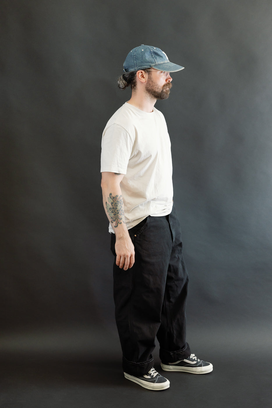 01-5328-61S - Dad's Fit Painter's Pants Canvas - Black | Dant