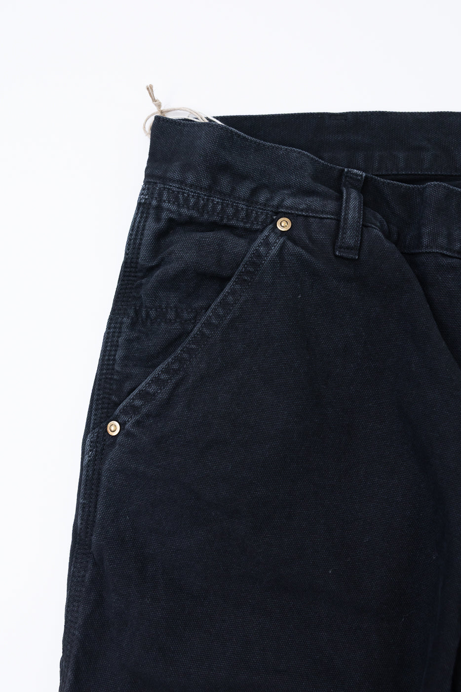 01-5328-61S - Dad's Fit Painter's Pants Canvas - Black | Dant