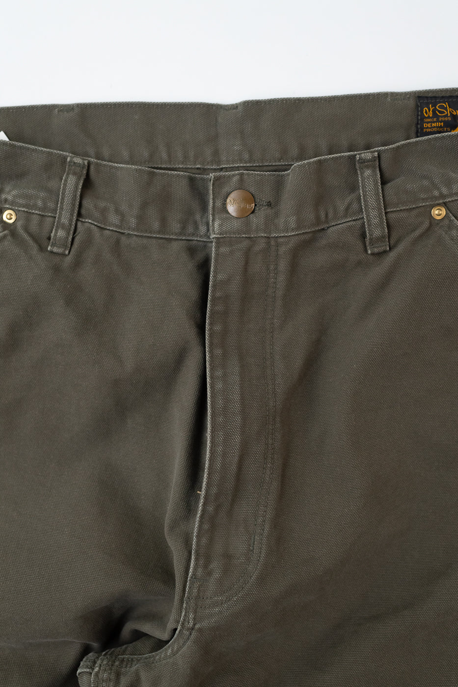 01-5328-76- Dad's Fit Painter's Pants Canvas - Army Green