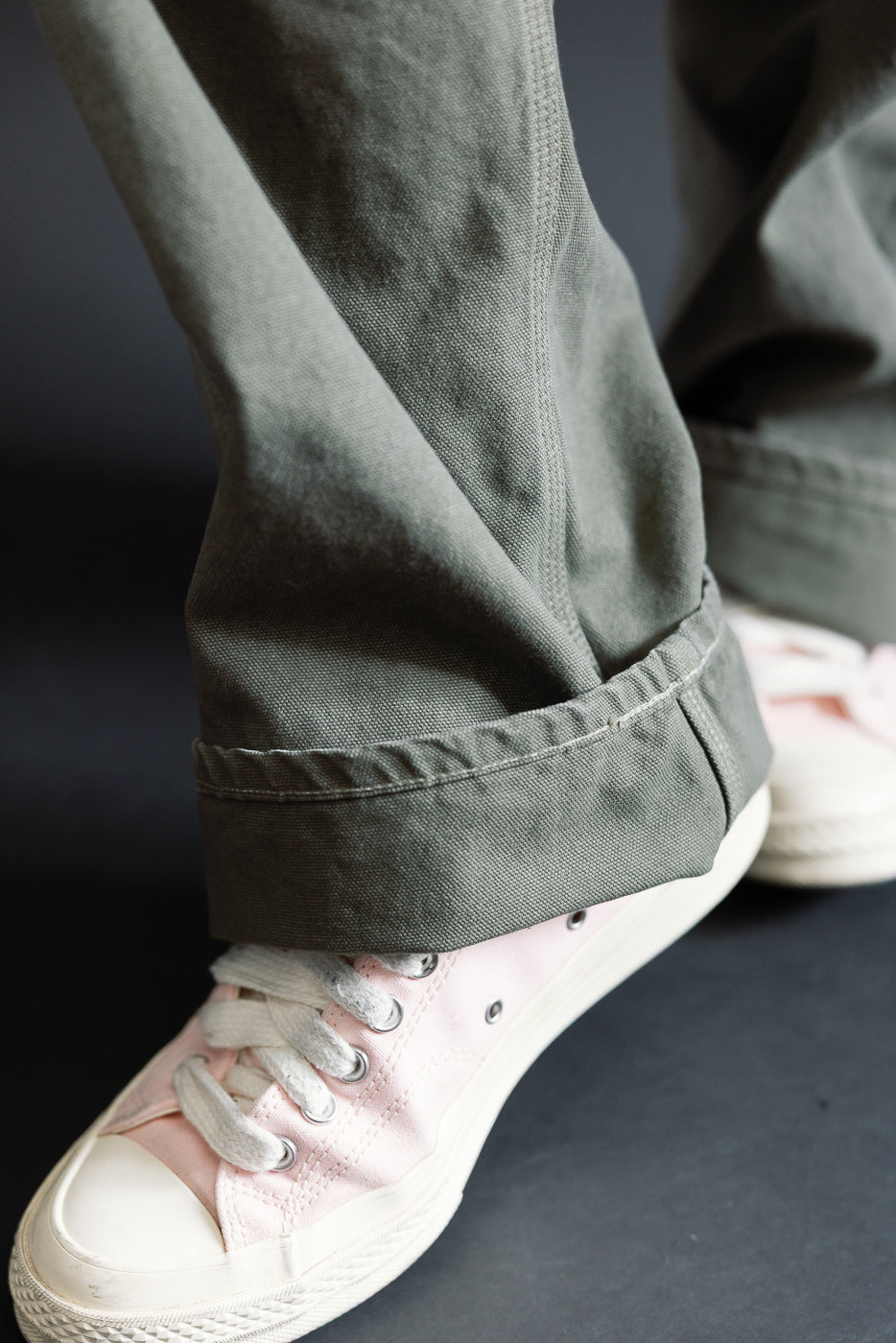 01-5328-76 - Dad's Fit Painter's Pants Canvas - Army Green