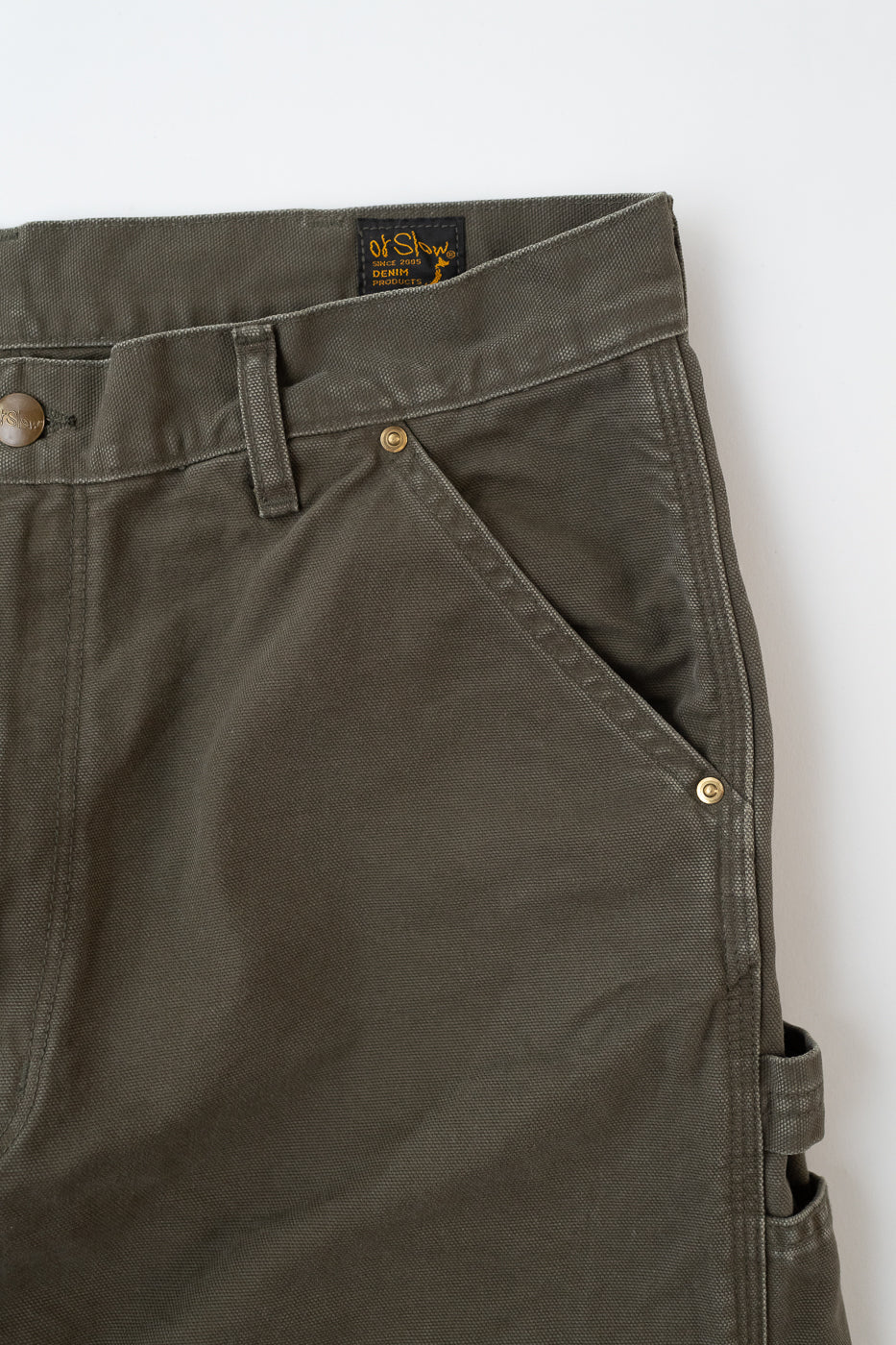 01-5328-76- Dad's Fit Painter's Pants Canvas - Army Green