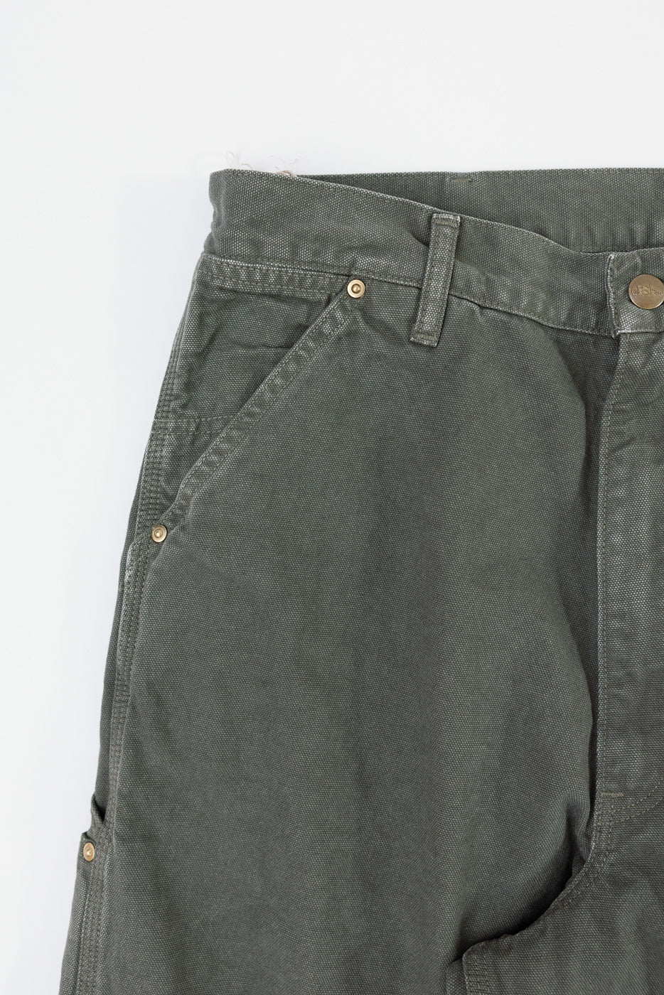 01-5328-76 - Dad's Fit Painter's Pants Canvas - Army Green