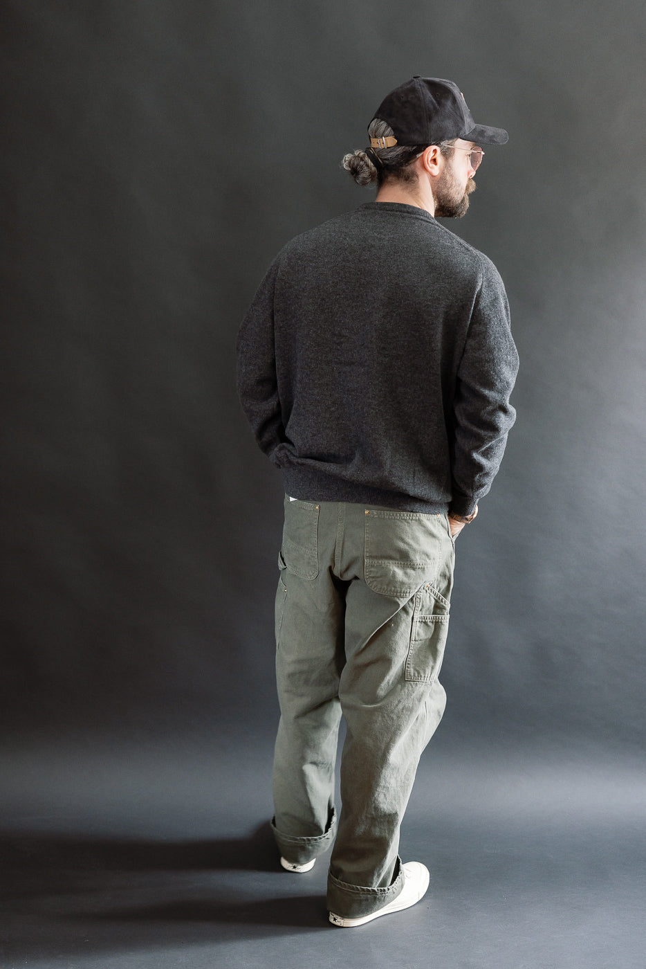 01-5328-76 - Dad's Fit Painter's Pants Canvas - Army Green