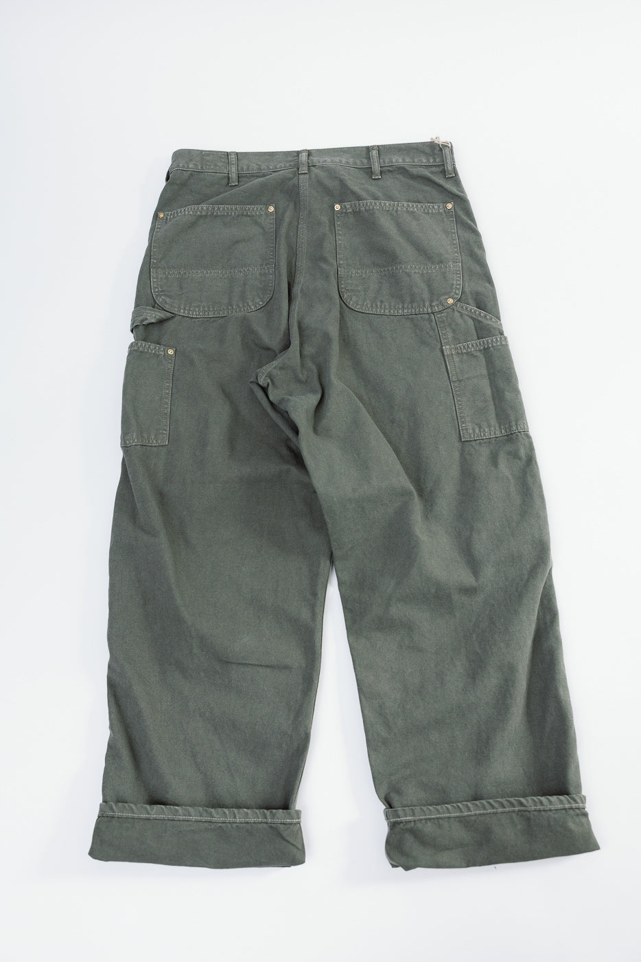 01-5328-76 - Dad's Fit Painter's Pants Canvas - Army Green | Dant