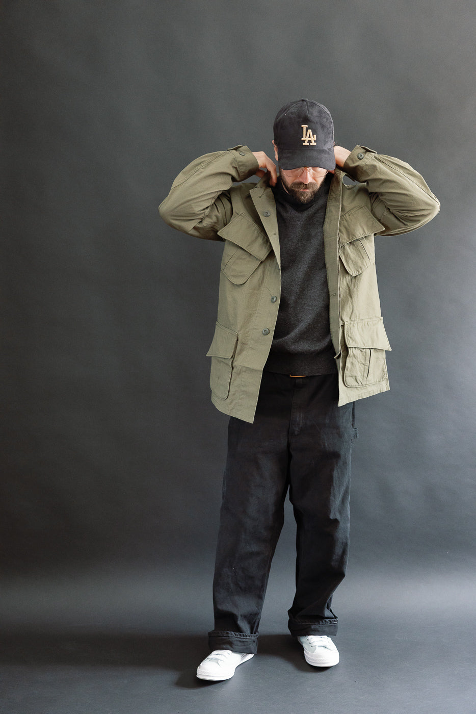 01-6010-76 - Tropical Jacket Ripstop - Army Green