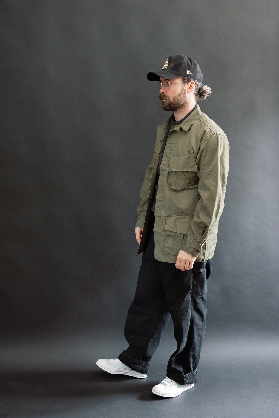 01-6010-76 - Tropical Jacket Ripstop - Army Green
