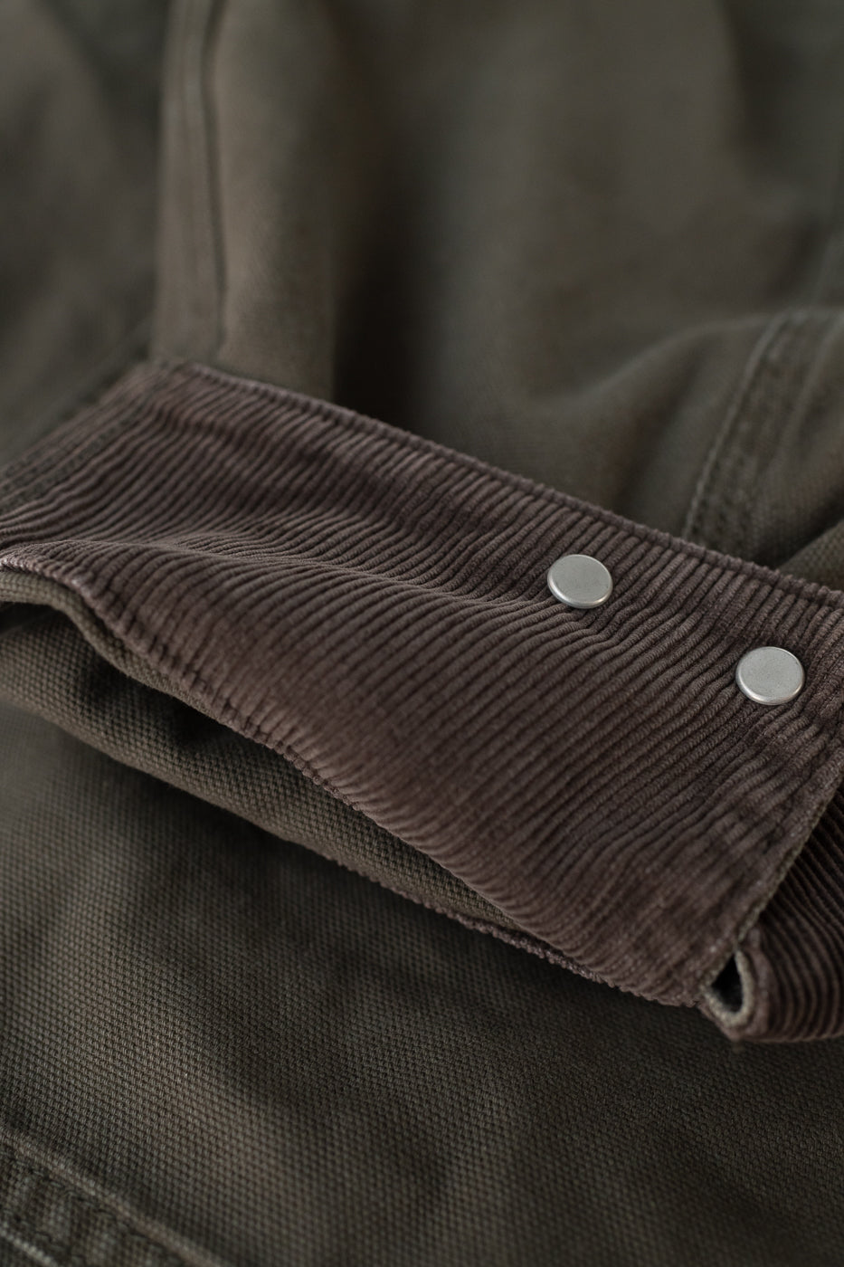 01-6034-76 - Relaxed Fit Coverall Jacket - Army Green
