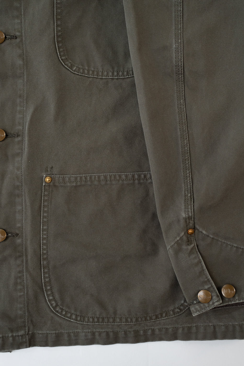 01-6034-76 - Relaxed Fit Coverall Jacket - Army Green