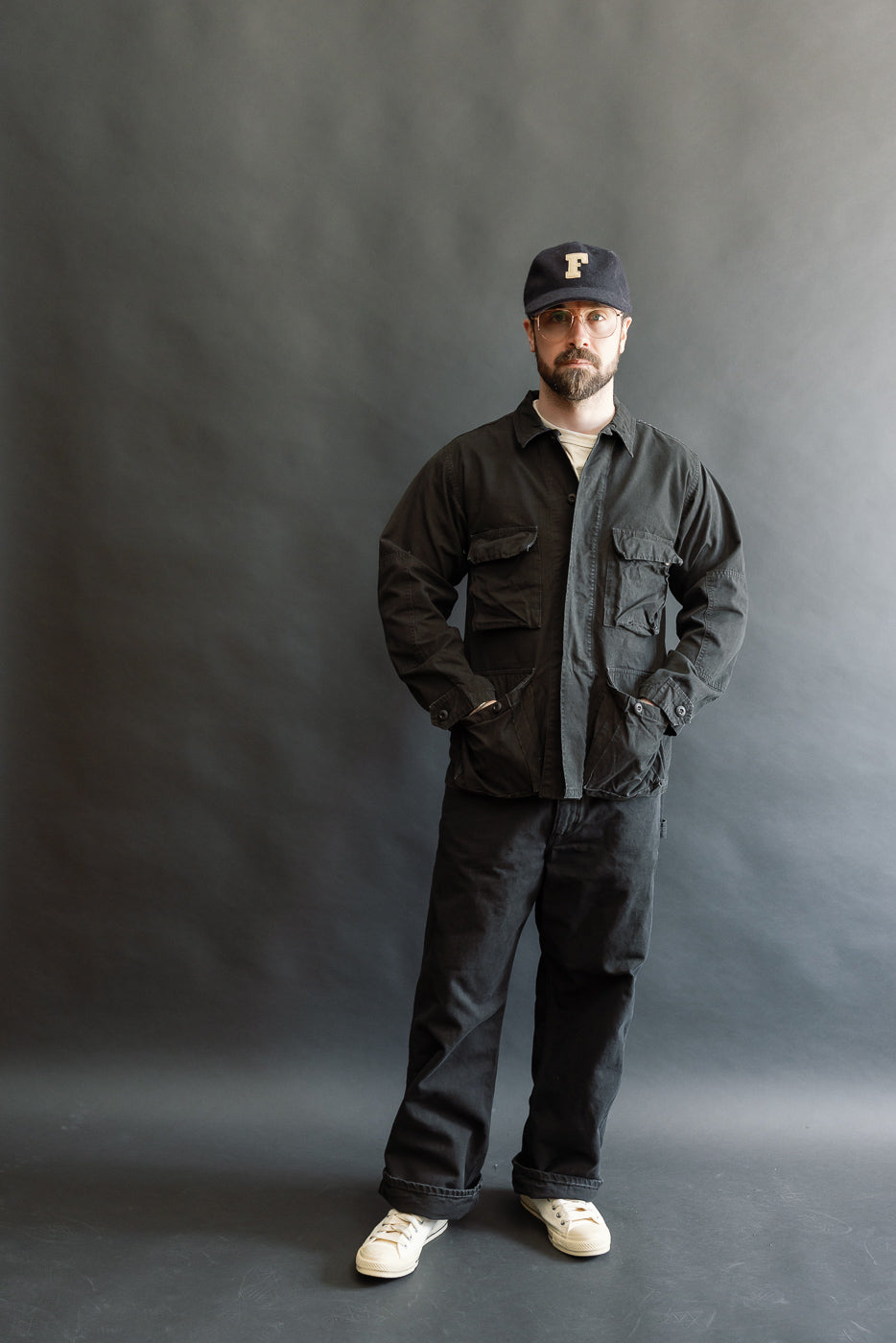 01-6110-61S - Ripstop BDU Jacket - Black Stone | Dant
