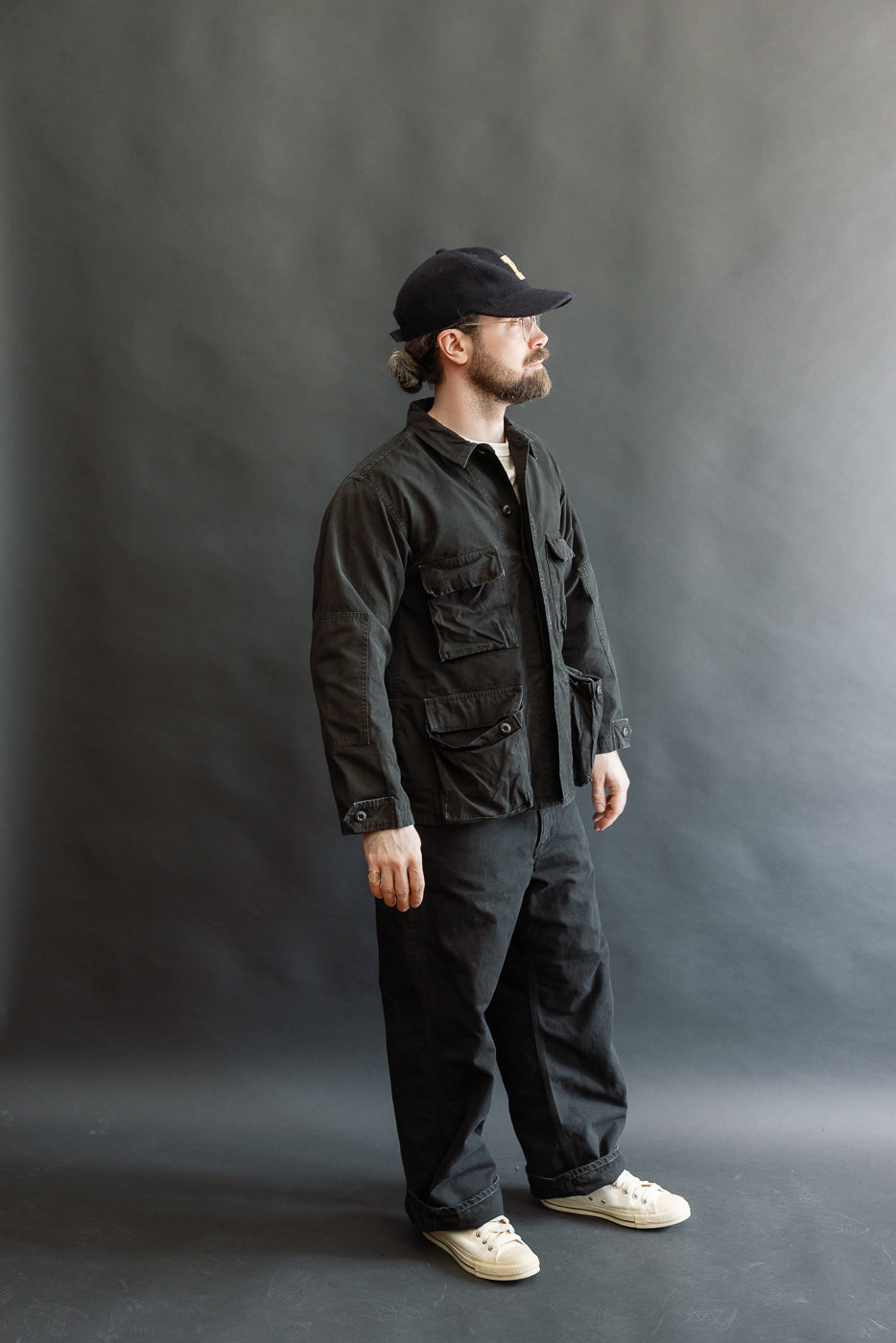 01-6110-61S - Ripstop BDU Jacket - Black Stone | Dant