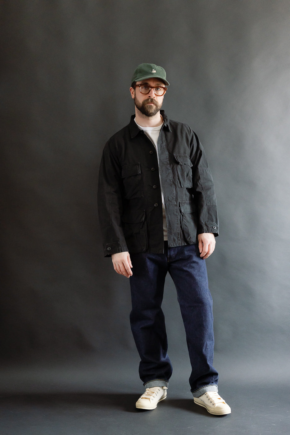 01-6110-61S - Ripstop BDU Jacket - Black Stone | Dant