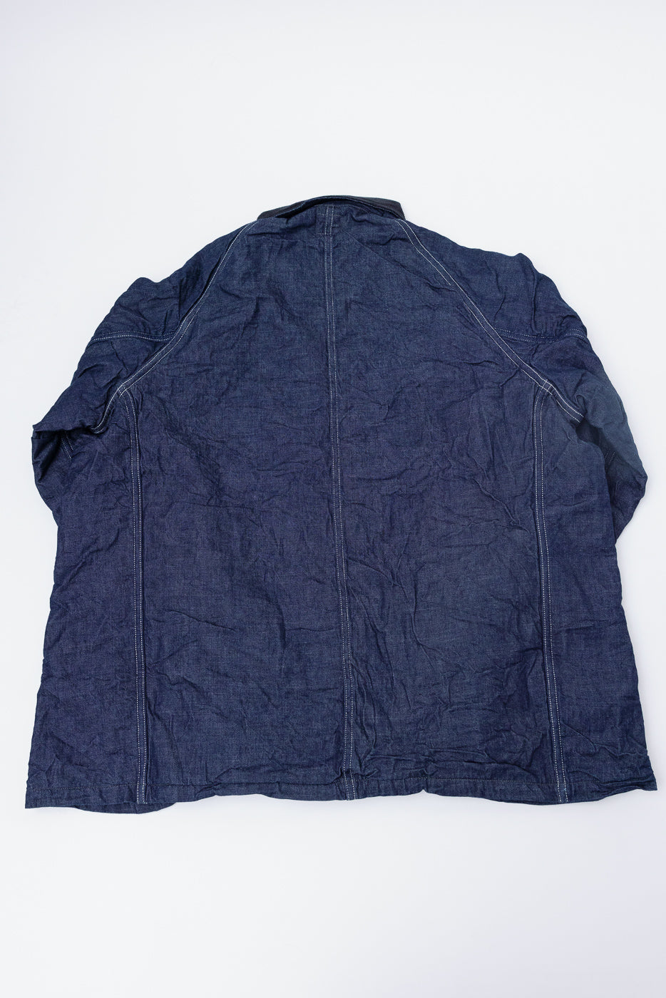 新品 everyone soft denim coverall jacket L everyone soft denim coverall jacket (INDIGO) | everyone