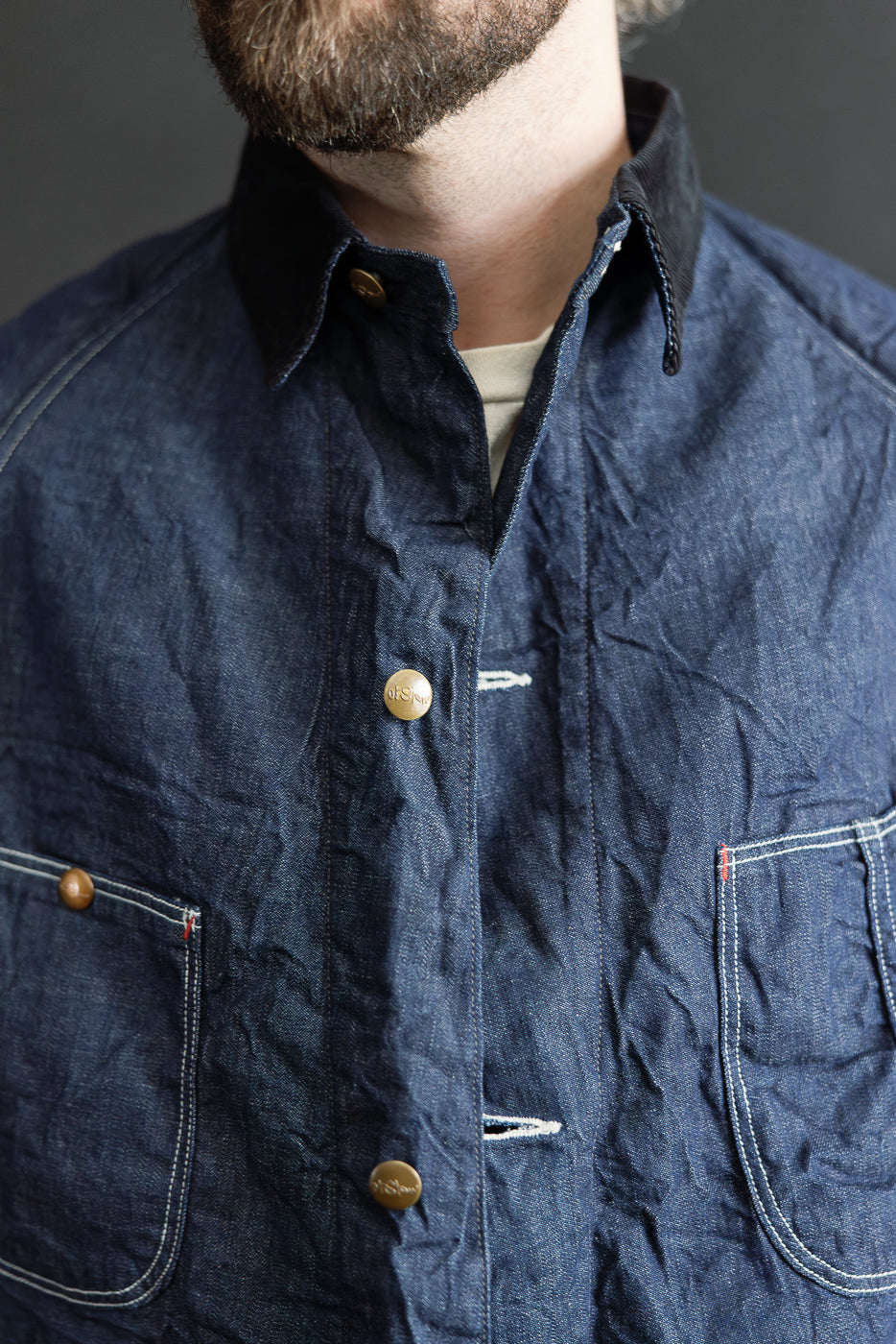 01-6144-81 - Wool Liner Relax Fit Denim Coverall - One Wash | Dant