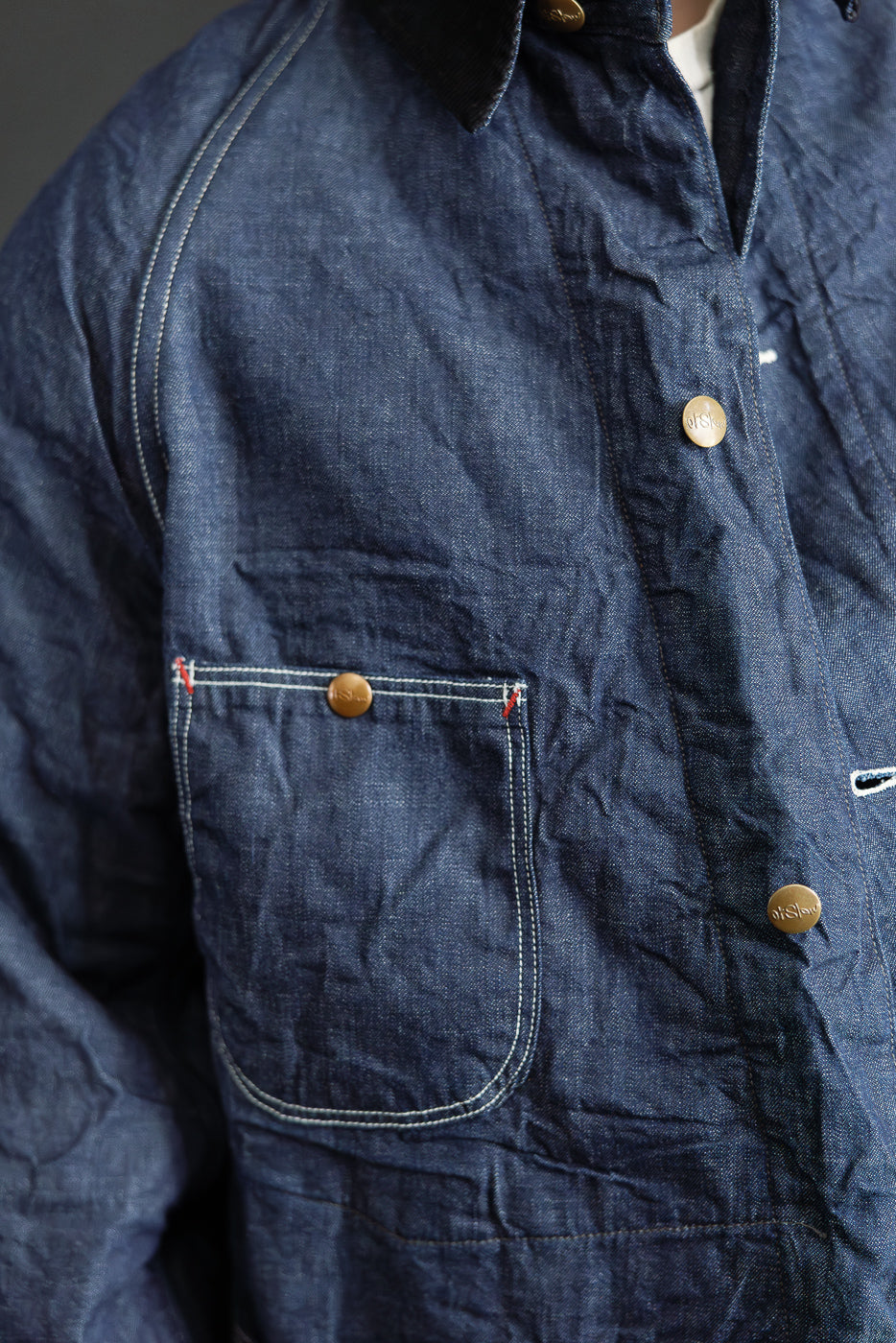 01-6144-81 - Wool Liner Relax Fit Denim Coverall - One Wash