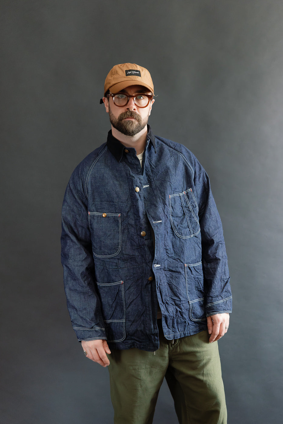 01-6144-81 - Wool Liner Relax Fit Denim Coverall - One Wash