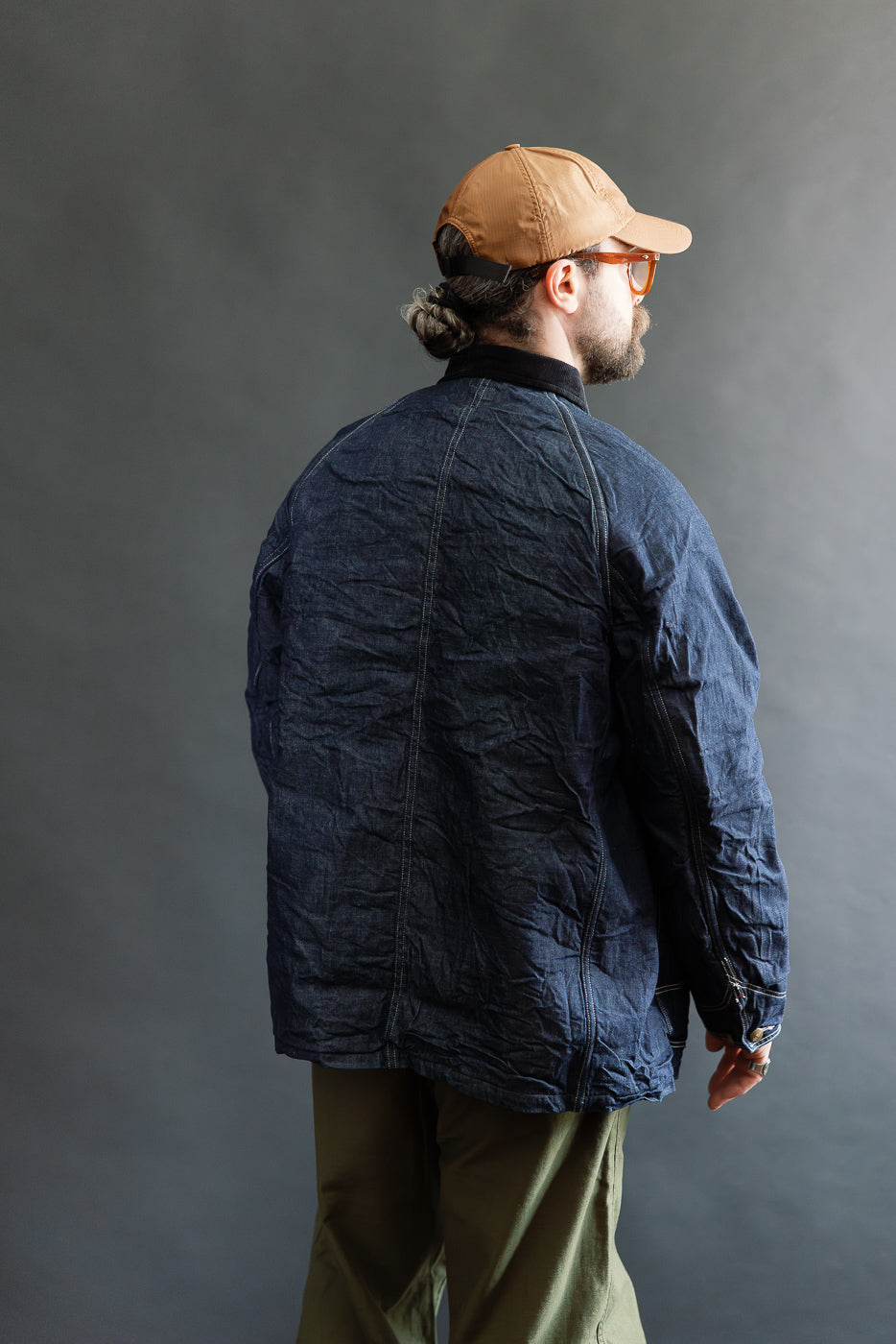 01-6144-81 - Wool Liner Relax Fit Denim Coverall - One Wash