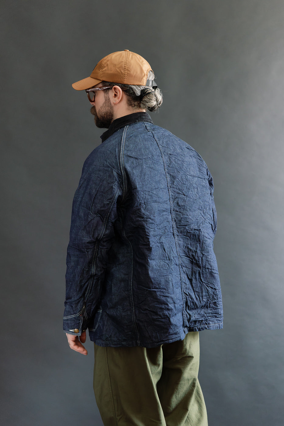 01-6144-81 - Wool Liner Relax Fit Denim Coverall - One Wash