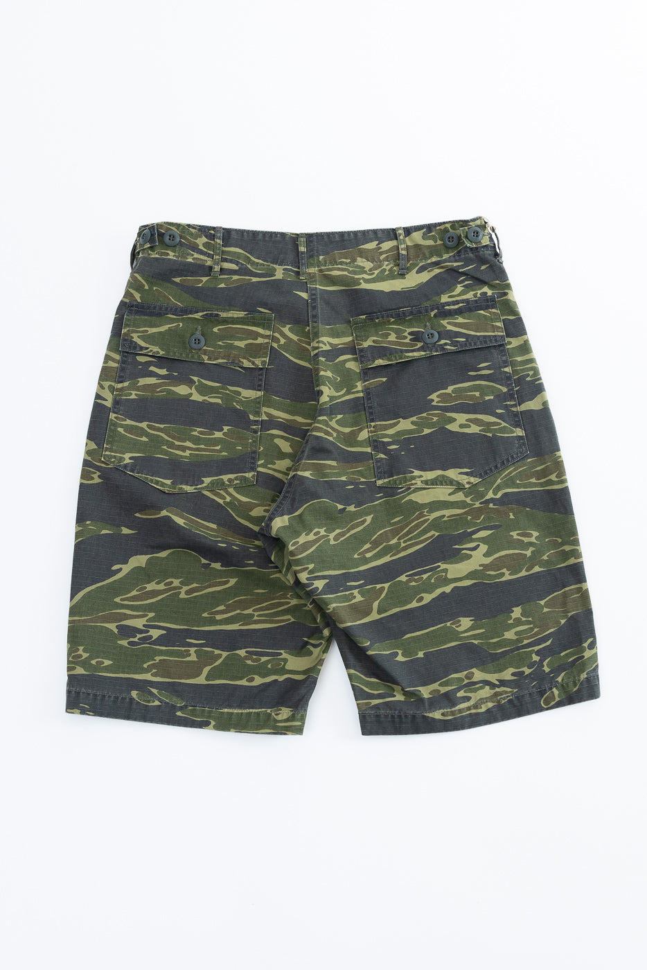 01-7002-TGC - Fatigue Ripstop Shorts - Tiger Camo | Dant