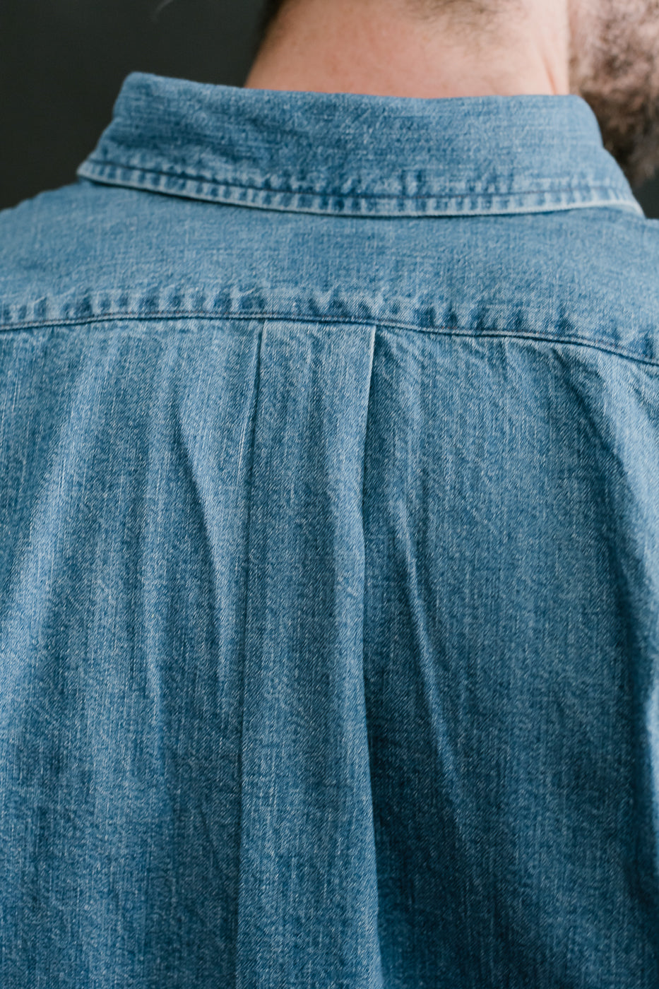 01-8112-95 - Button Down Denim Shirt - Used Wash