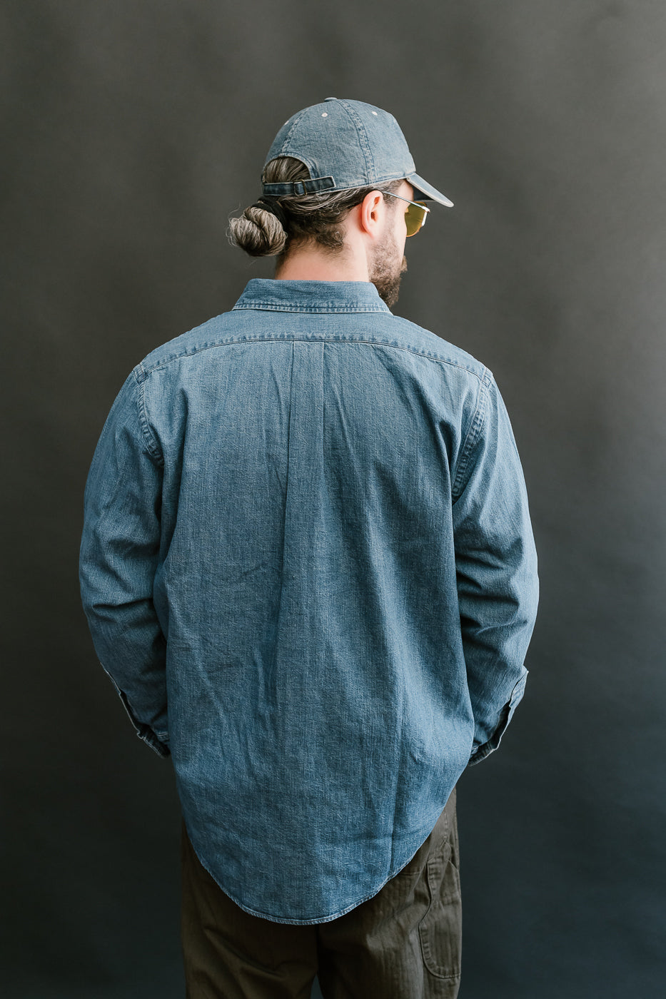 01-8112-95 - Button Down Denim Shirt - Used Wash