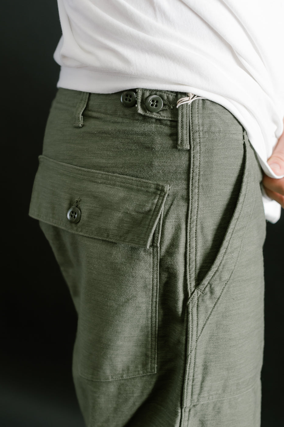 03-V5002-77 - Fatigue Pants Reverse Sateen - Vintage Fit