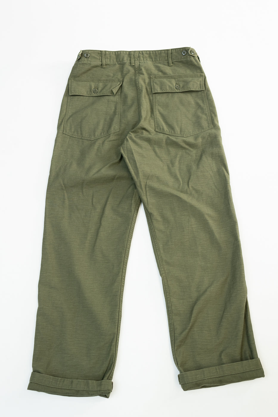 03-V5002-77 - Fatigue Pants Reverse Sateen - Vintage Fit - Dark Olive