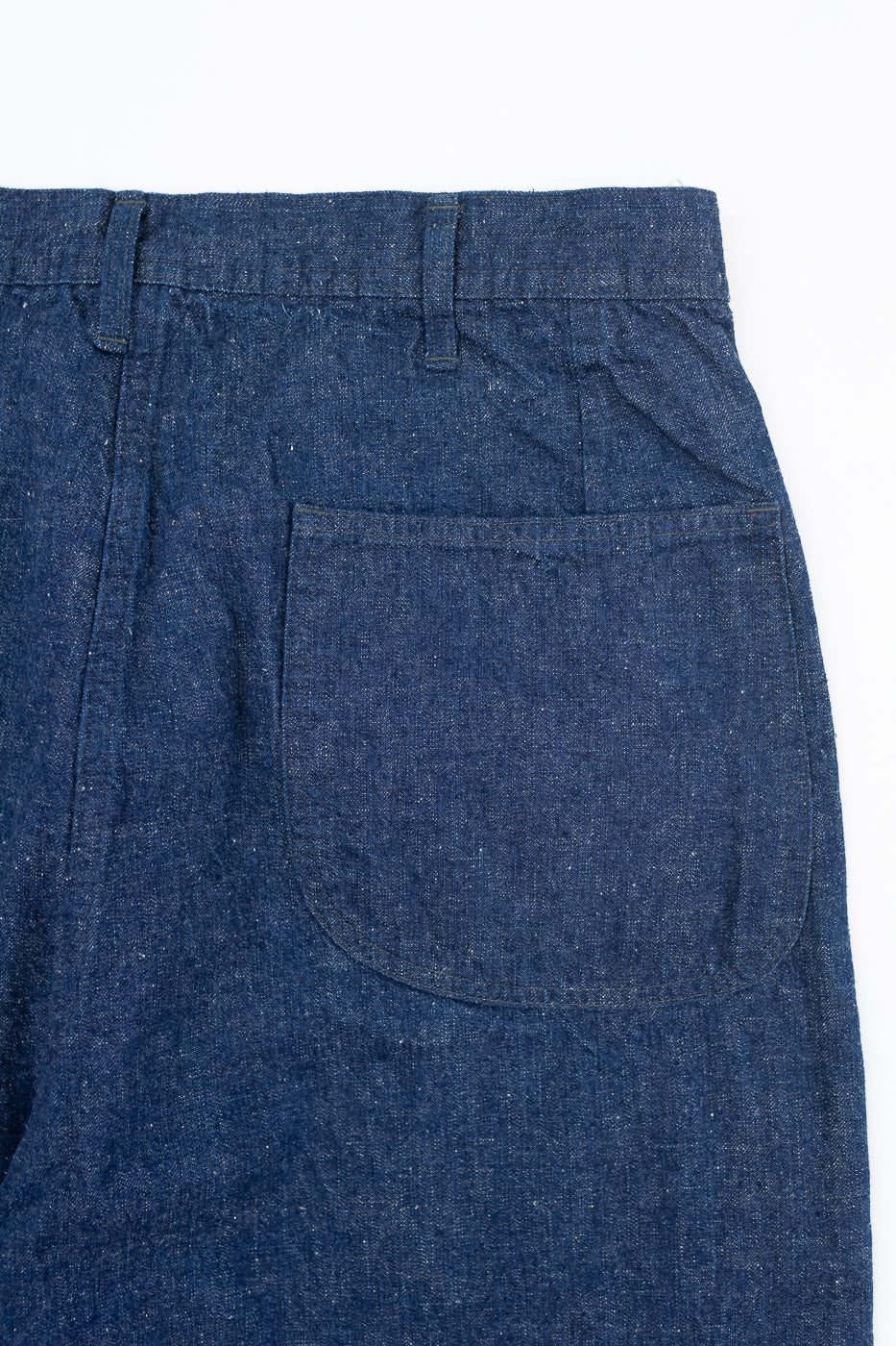 01-V5130-81 - US Navy Denim Wide Fit Selvedge Utility Pants - Indigo OW
